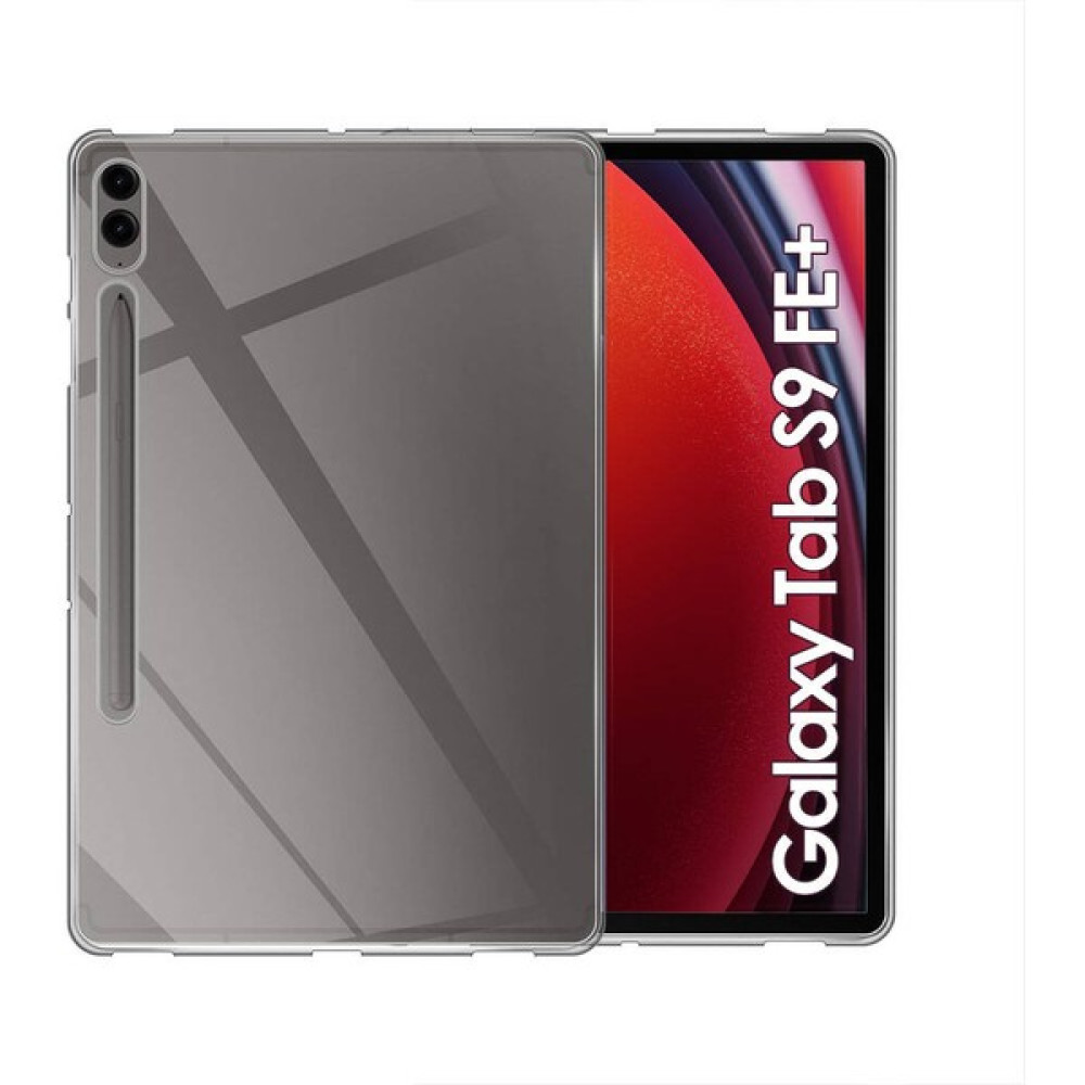 Zipax Samsung Galaxy Tab S9 Fe Plus Kılıf Şeffaf Ince Esnek Silikon Kılıf Zipax-Süper Tablet Kılıfı Fiyatı