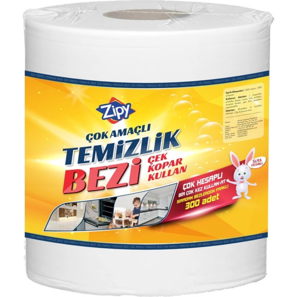 Zipy Yeni 200 Adet Temizlik Bezi Çok Amaçlı Ultra Dayanıklı Bez Oto Boyaları Fiyatı