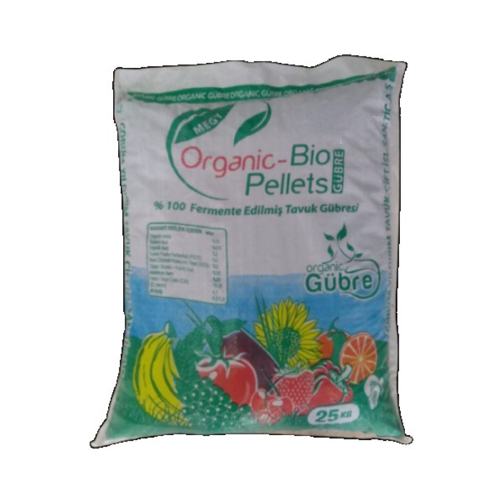 Ziraatcim Market Tavuk GÜBRESI-25KG -Organik Gübre Bio Pellets %100 Fermante Edilmiş Gübre Fiyatı