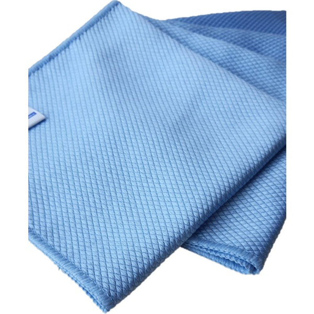 Ziron Mikrofiber Baklava Desen Cam Bezi 40X40CM Mavi 4'lü - Standart Oto Boyaları Fiyatı