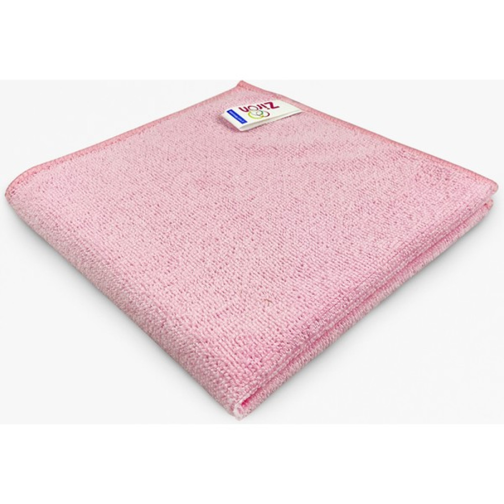 Ziron Mikrofiber Kalın Dokulu Genel Temizlik Bezi Pembe 40x40cm Temizlik Malzemeleri Fiyatı