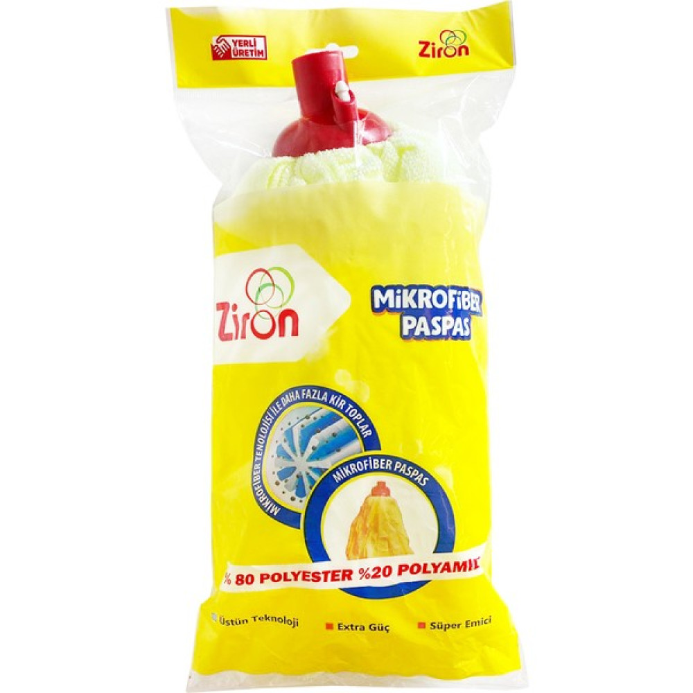 Ziron Mikrofiber Süper Emici Paspas Sarı Temizlik Malzemeleri Fiyatı