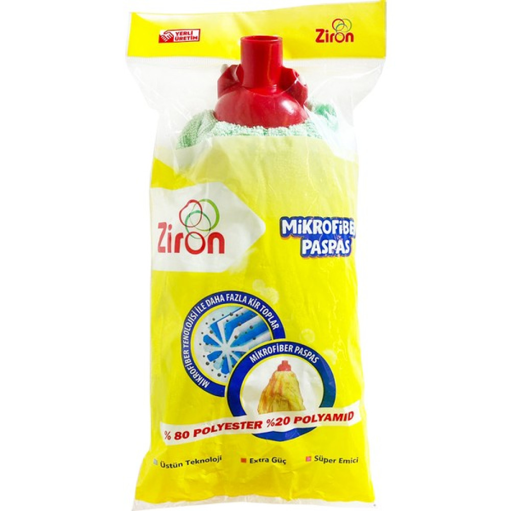 Ziron Mikrofiber Süper Emici Paspas Yeşil Temizlik Malzemeleri Fiyatı