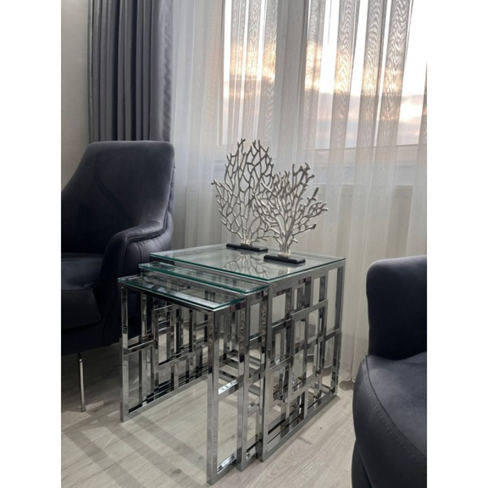Zirve Desing Zigon Sehpa - Cam Zigon Sehpa Fiyatı
