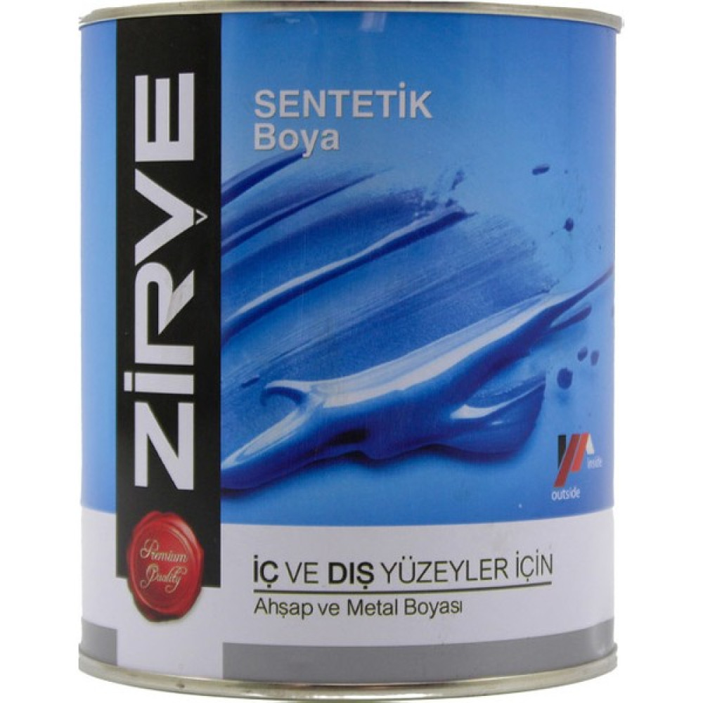 Zirve Parlak Sentetik Yağlı Ahşap, Metal, Duvar Boyası 2 Lt. - 2,7 Kg. (Tüm Renkler) - BEYAZ İç Cephe Duvar Boyası Fiyatı