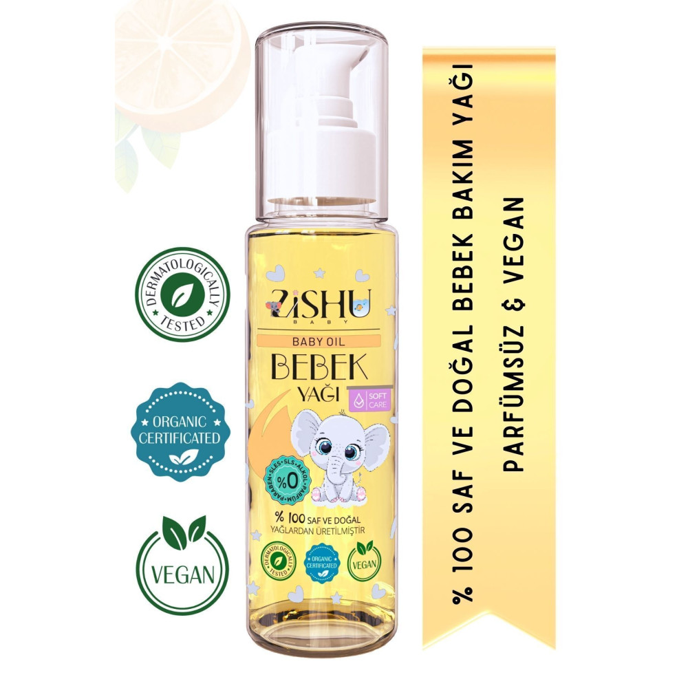 ZİSHU %100 SAF VE DOĞAL BEBEK BAKIM YAĞI 100 ML Bebek Vücut Kremi Fiyatı