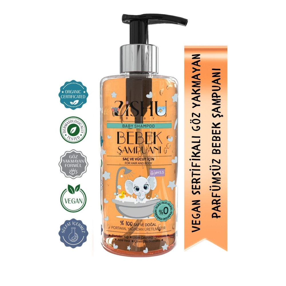 ZİSHU BEBEK SAÇ VE VÜCUT ŞAMPUANI 400 ML Bebek Şampuanı Fiyatı