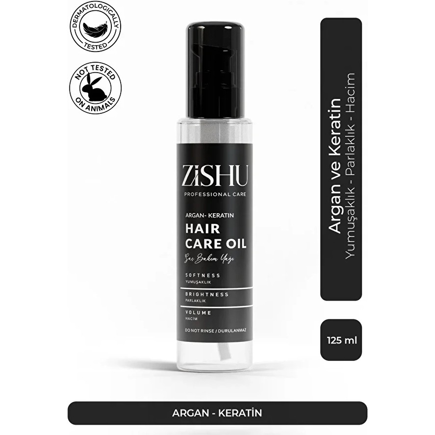 Zishu ZİSHU Argan & Keratin Saç Bakım Yağı 125 ml Saç Bakım Maskeleri & Serumlar & Spreyler Fiyatı