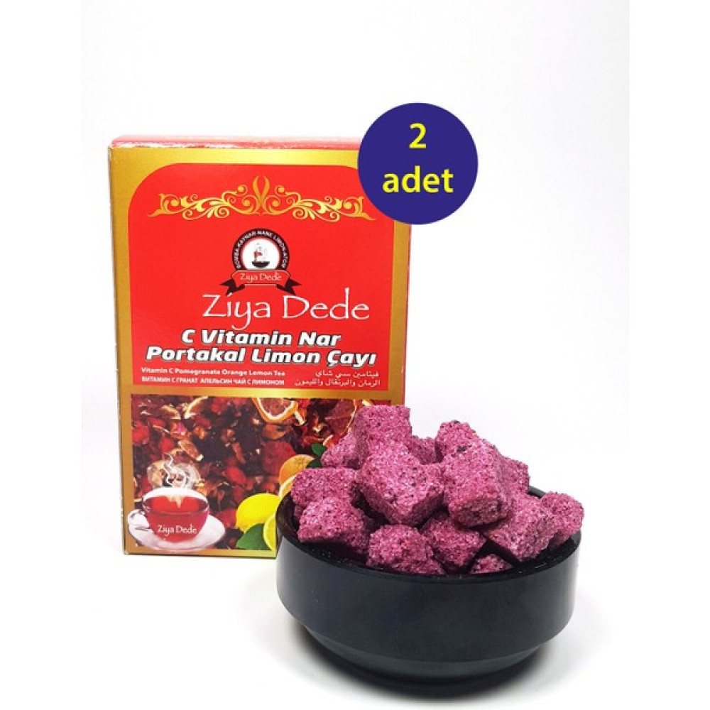 Ziya Dede 2 Adet Atom C Vitamin Nar Portakal Limon Çay 150 gr Çay Fiyatı