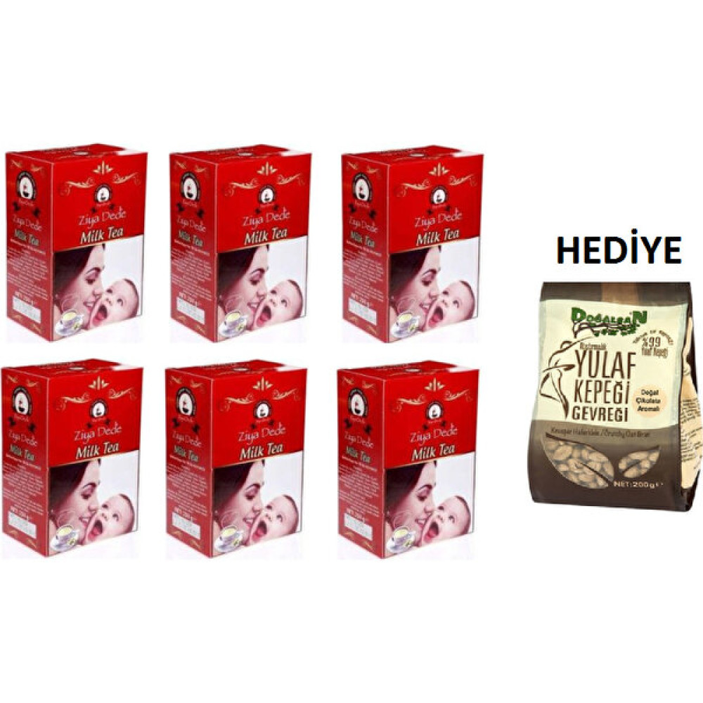 Ziya Dede Milk Tea (Süt Çayı) 6'lı + 1 Doğalsan Çikolatalı Yulaf Kepeği Gevreği Çay Fiyatı