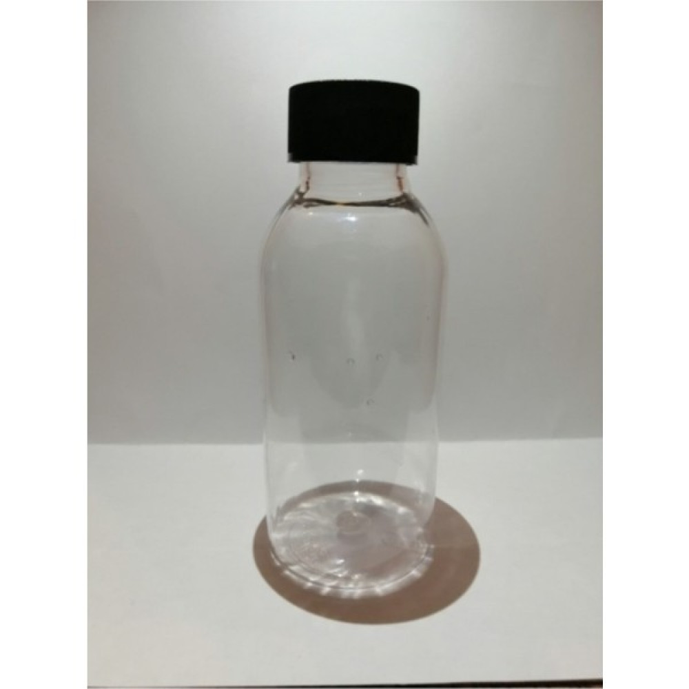 Ziylan 100 ml Şeffaf Plastik Şişe + Siyah Düz Kapak Boş Şişe Medikal Şişe 100 Adet Hijyen ve Temizlik Fiyatı