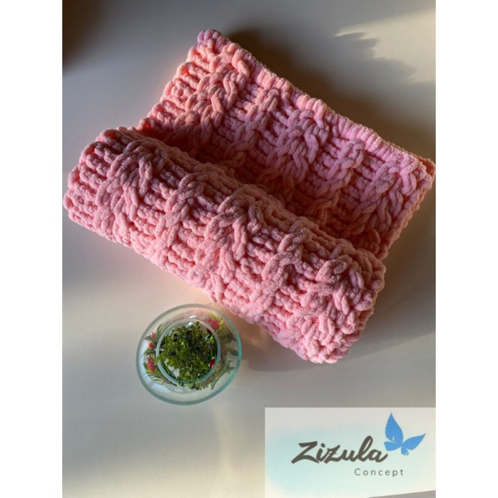 Zizula Concept Alize Puffy El Örgüsü Bebek Battaniyesi Açık Pembe Bebek Battaniyesi Fiyatı