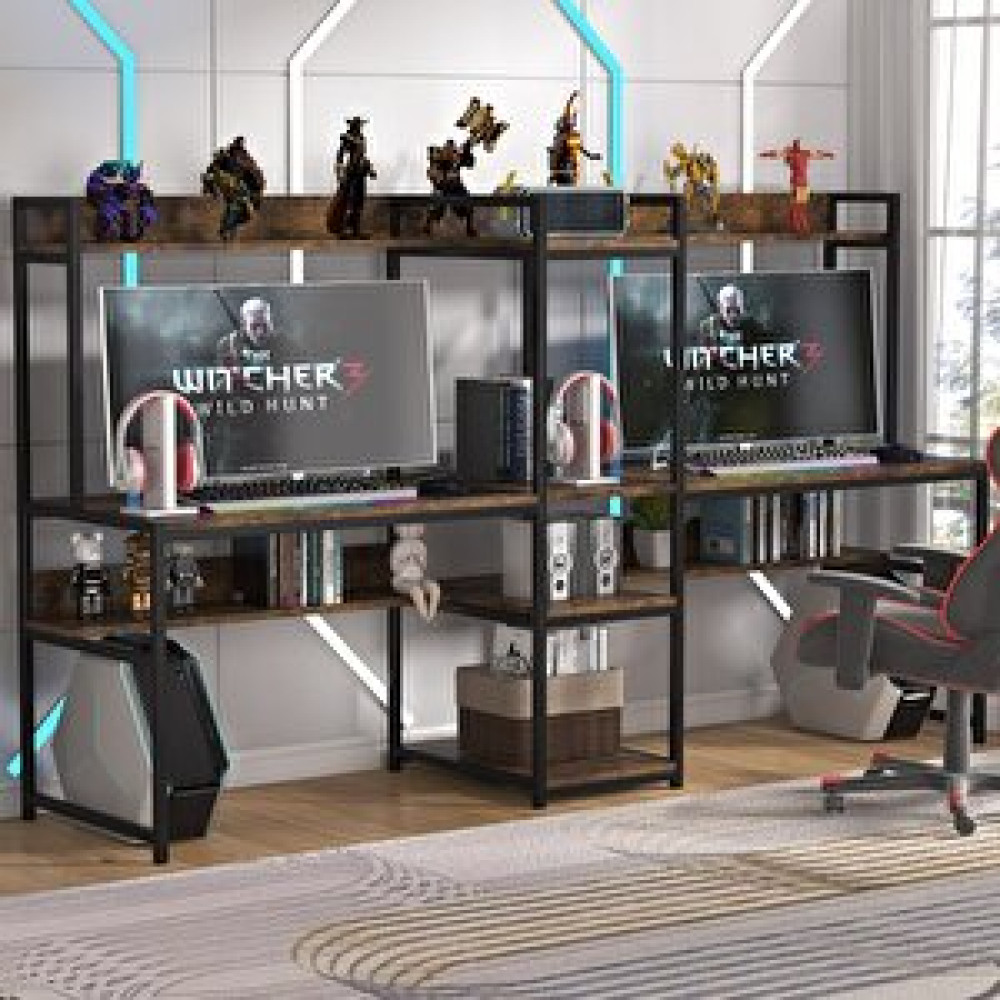 Zizuva İki Kişilik Bölmeli Çalışma Masası Çocuk Çalışma Masası Fiyatı