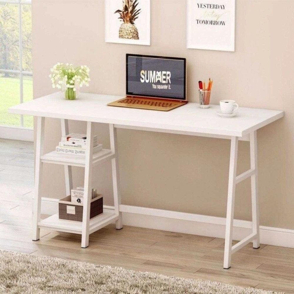 Zizuva Tasarım 140x60x75 CM Beyaz Çalışma Masası Bilgisayar Masası Fiyatı