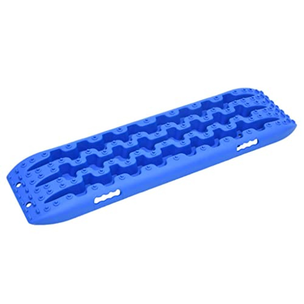 ZJMTOCYU Durable Vehicle Traction Boards for Off-Road Recovery, Reinforced Nylon, High-Grip Design, Blue - Set of 2