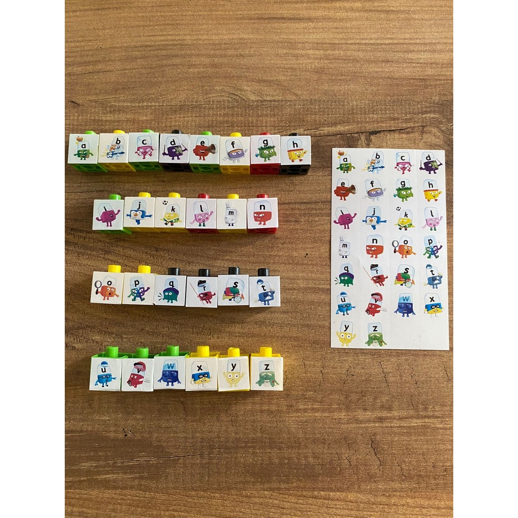 Zk Toys Alphablocks Alfabe Blockları Geçmeli Birim Küp + 1 Seri Etiket Hediye Diğer Fiyatı