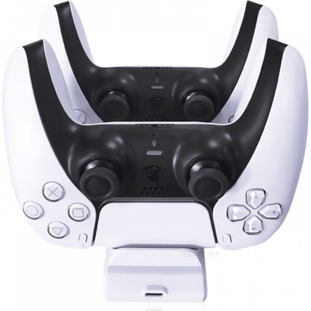 Zljnx Çift Hızlı Şarj Cihazı Kablosuz Denetleyici Şarj Standı Istasyonu USB Tip C Sony Ps5 Joystick Için Ps5 Gamepad Aksesuarları (Yurt Dışından) PlayStation 5 PS5 Oyunları Fiyatı