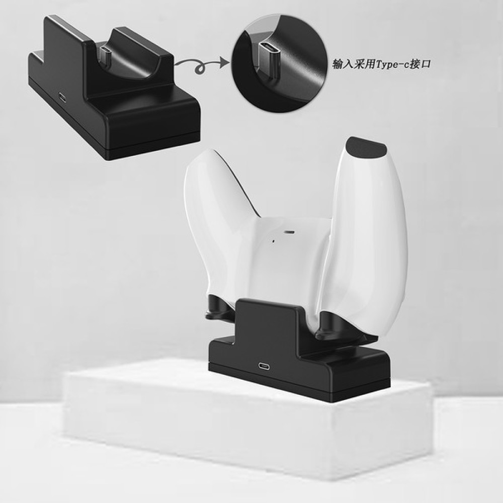 Zljnx Çift Hızlı Şarj Ps5 Kablosuz Denetleyici USB Tipi C Sony Ps5 Joystick Gamepad Aksesuarları Için Şarj Dock Istasyonu (Yurt Dışından) PlayStation 5 PS5 Oyunları Fiyatı