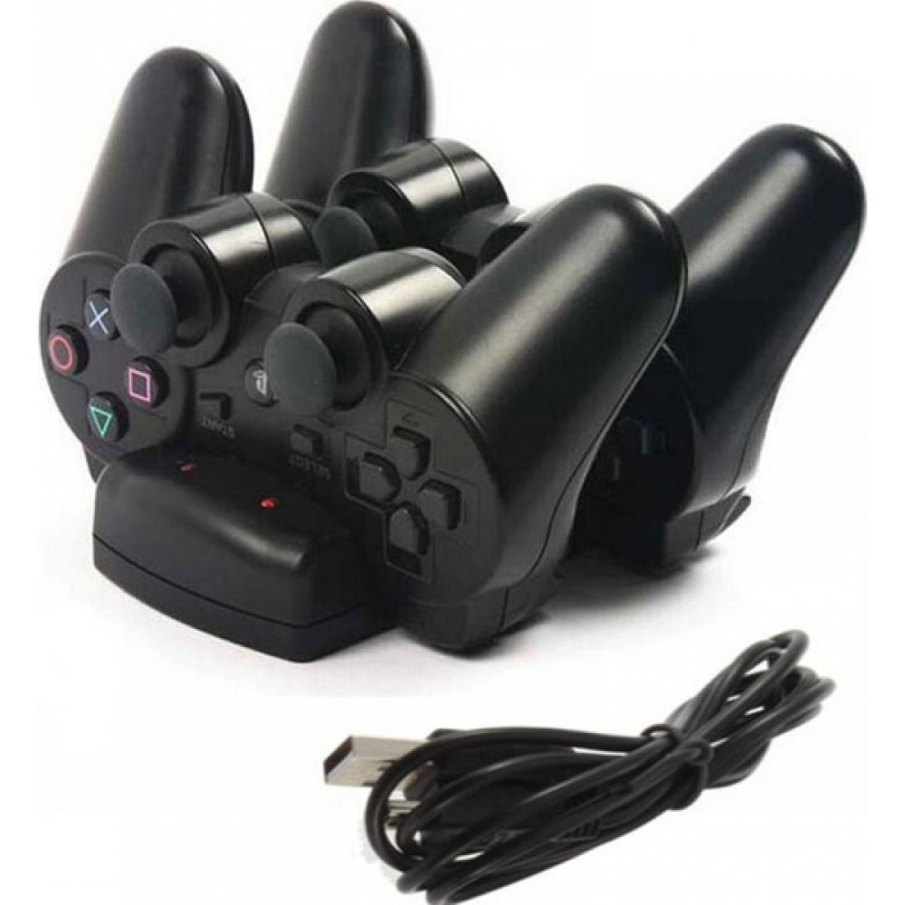 Zljnx Çift Şarj Tutucu Dock Şarj Standı + Playstation Dualshock 3 Ps3 Gamepad Denetleyicisi Için USB Güç Kablosu Kablosu Hareket Navigasyon (Yurt D... PlayStation 5 PS5 Oyunları Fiyatı