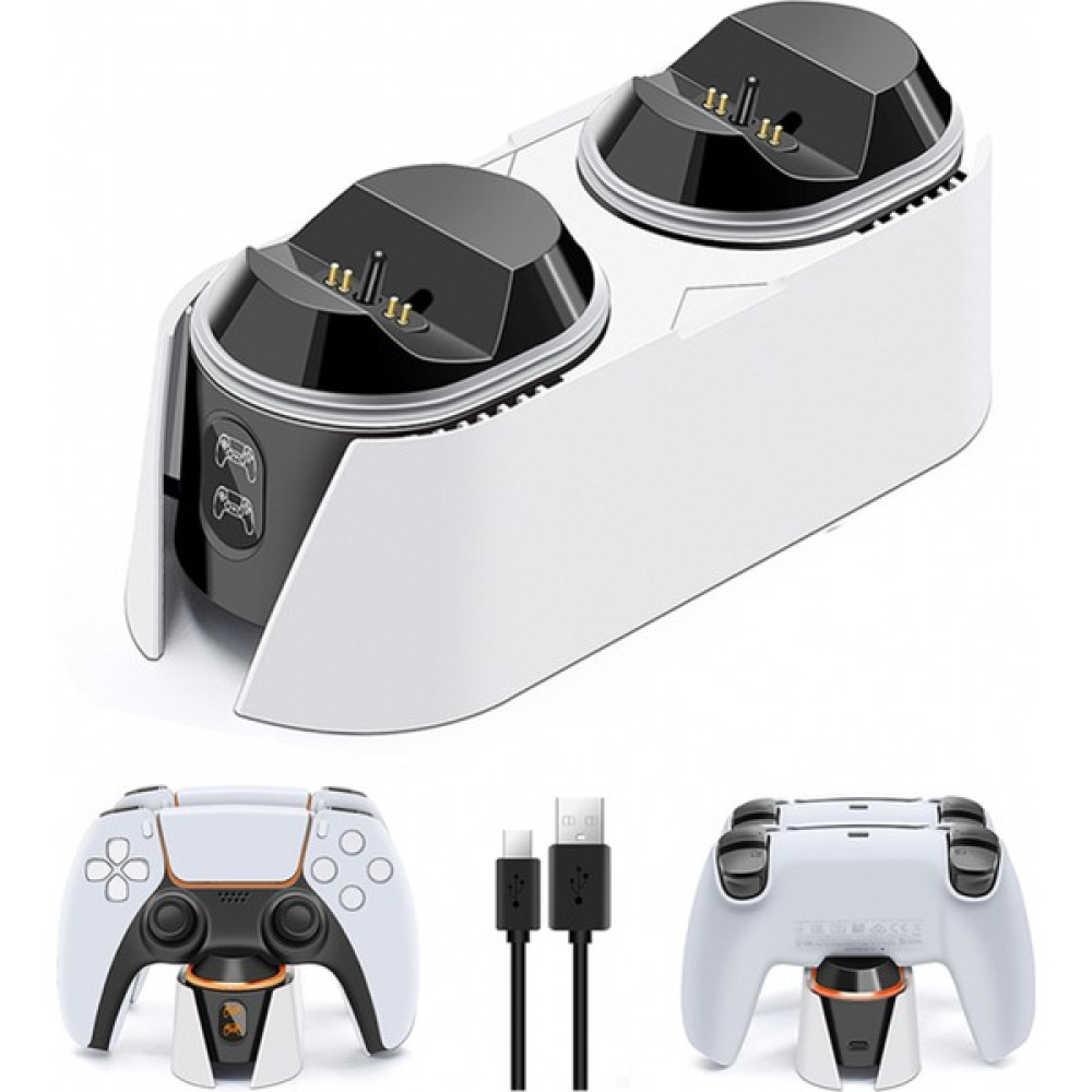 Zljnx LED Işık Taşınabilir Saplı Şarj Istasyonu 5V 1.5A Şarj Standı Tipi C Oyun Konsolu Şarj Istasyonu Ps5 Için Otomatik Kapanma (Yurt Dışından) PlayStation 5 PS5 Oyunları Fiyatı