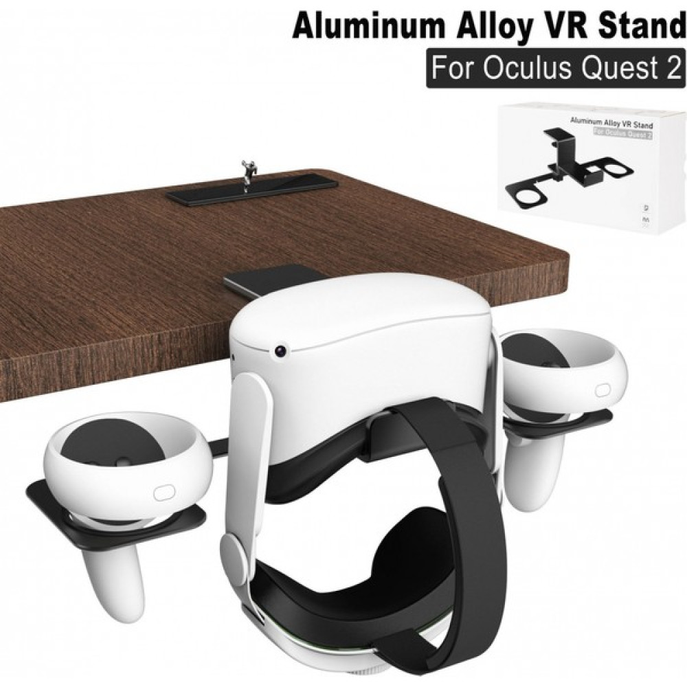 Zljnx Oculus Quest2 Pro Tutucu, Ayarlanabilir ve Döner Kol Klipsli Çift Kulaklık Askı Braketi, Masa Altı Tasarımı. (Yurt Dışından) - Siyah Oyun Konsolları Fiyatı