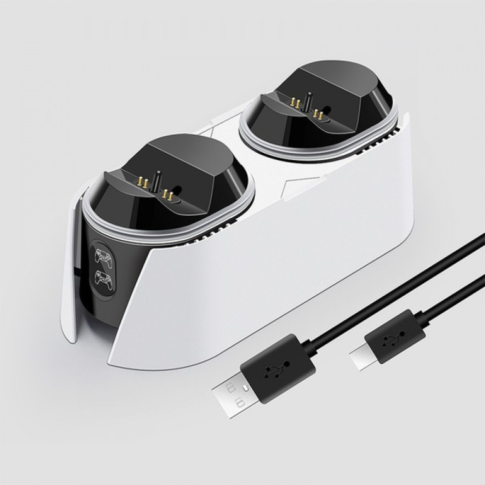 Zljnx Veri Kurbağa Çift Hızlı Şarj Istasyonu Ps5 Denetleyicisi Kablosuz Şarj Tabanı USB Tip C Kablosu ile Ps5 Gamepad Aksesuarları (Yurt Dışından) PlayStation 5 PS5 Oyunları Fiyatı