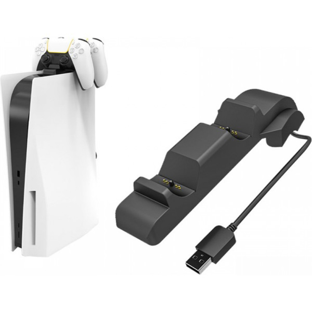 Zljnx Yeni Ps5 Denetleyici Şarj Cihazı Çift Hızlı Şarj Cradle Dock Istasyonu Playstation 5 Gamepad Için Kablosuz Joystick Joypad (Yurt Dışından) PlayStation 5 PS5 Oyunları Fiyatı