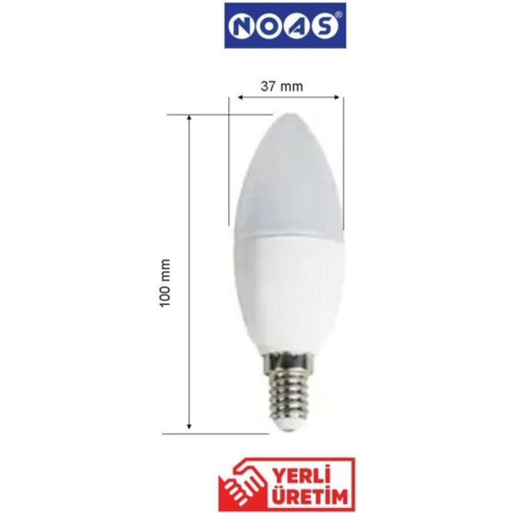 ZM Aydınlatma E-14 Duylu 7W LED Ampul Günışığı 10 Adet - Sarı Dekoratif Lamba Fiyatı