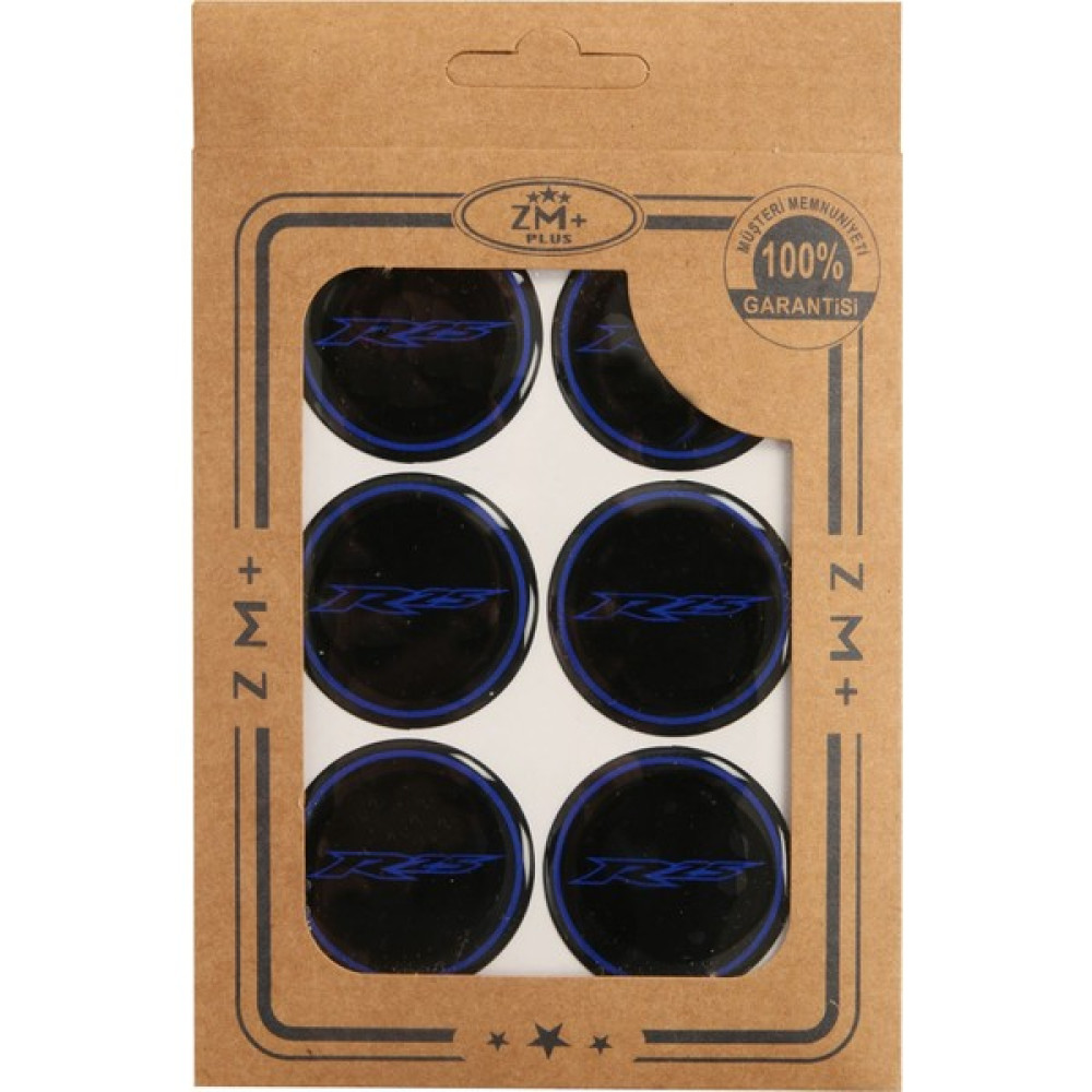 Zm+ Plus Yamaha Yzf R25 Koruma Takozu Damla Etiket Sticker 39.00MM Siyah-Mavi Oto Boyaları Fiyatı