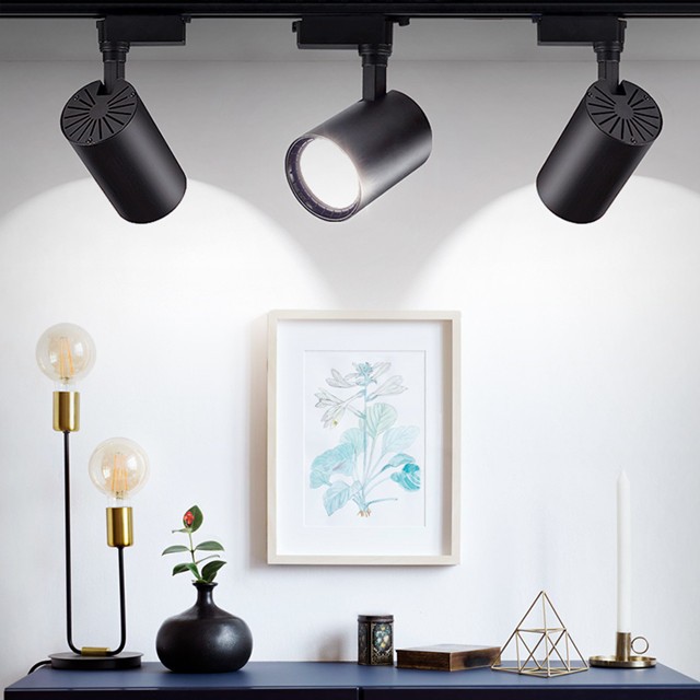 ZMR 3'lü Hareketli LED Ray Spot Lamba 1 Metre Ray 3 Adet Ray Spot LED - Siyah Diğer Fiyatı