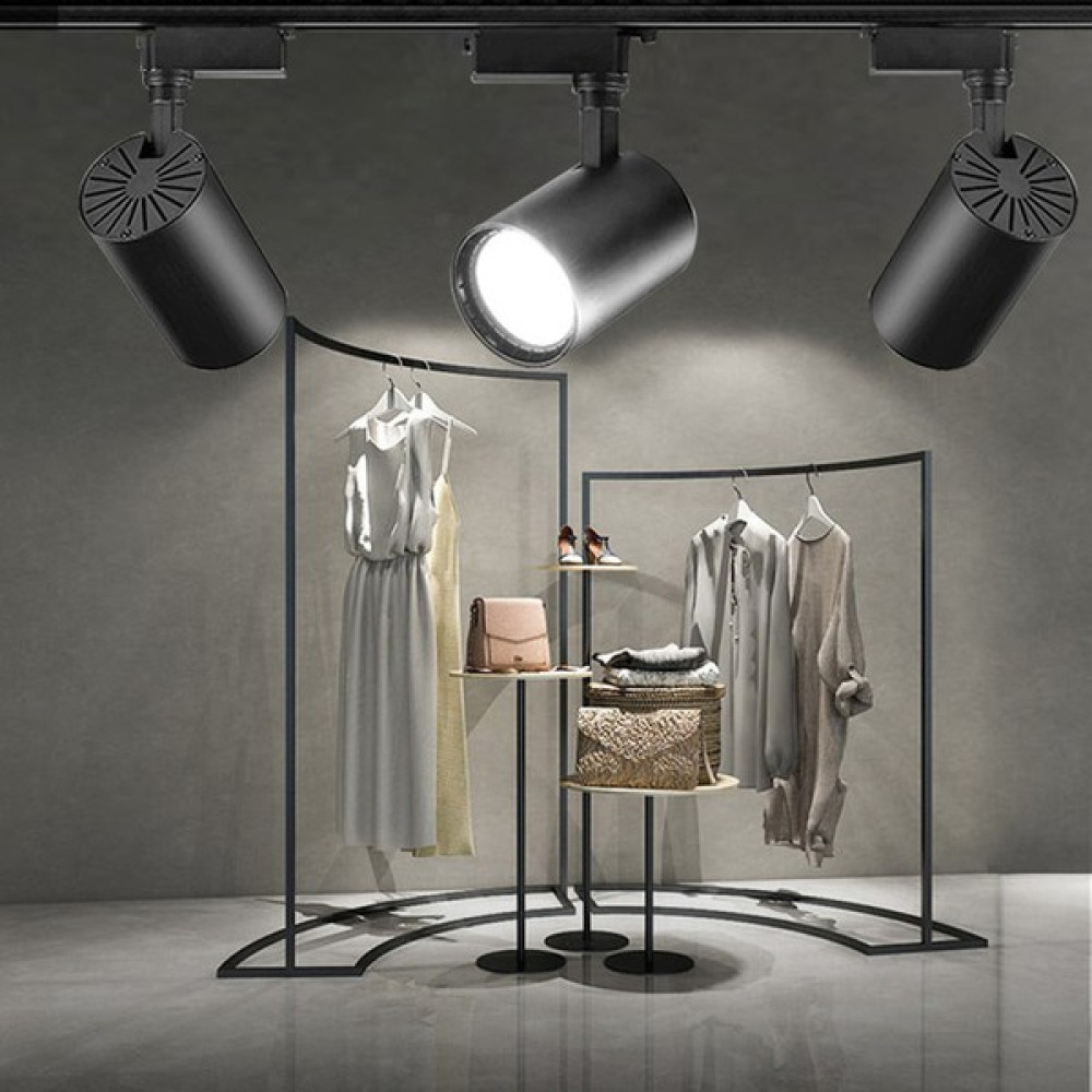 ZMR Üçlü Hareketli LED Ray Spot 3 Adet Ray Spot 1 Metre Raylı Sistem - Siyah Spot Fiyatı