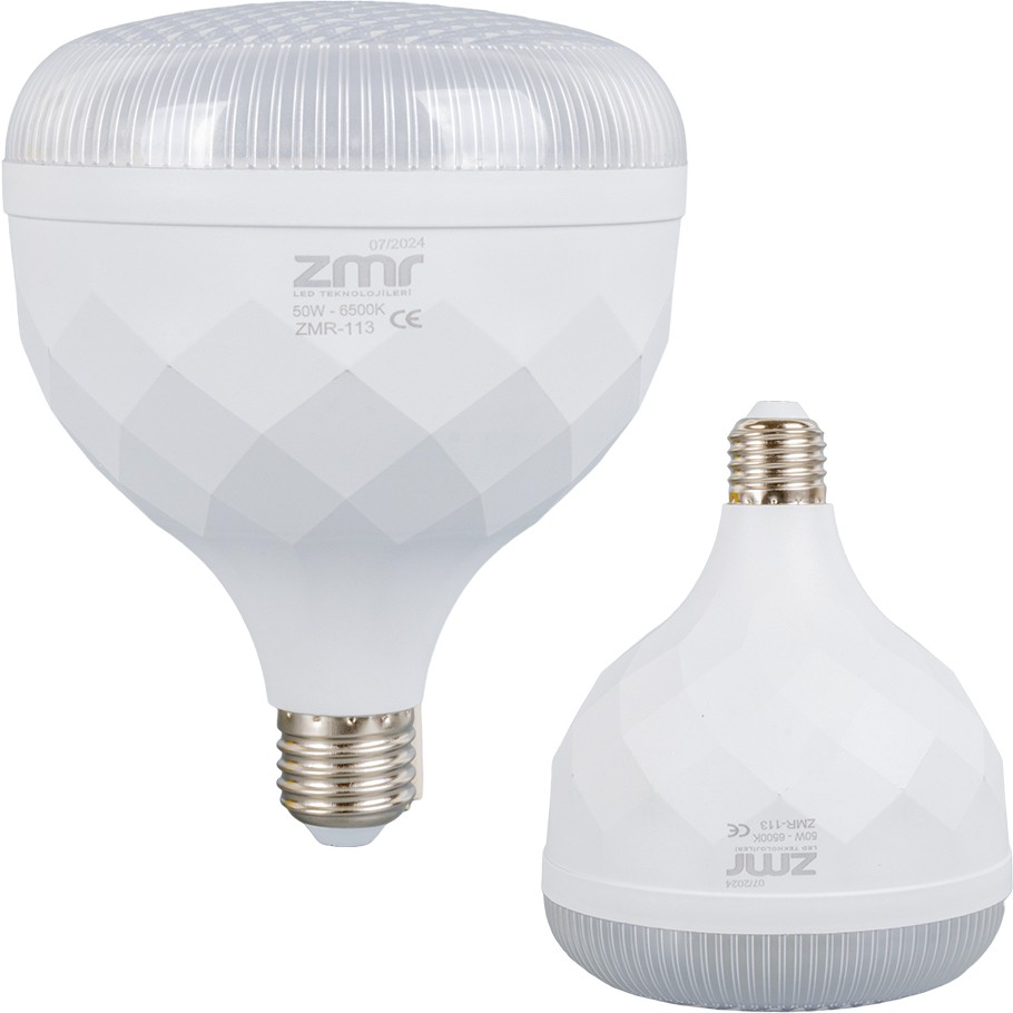 Zmr ZMR-113/B.65 50W Kristal Camlı T-Bulb Beyaz LED Ampul E27 6500K (15X19MM) SSD / Solid State Drive Fiyatı