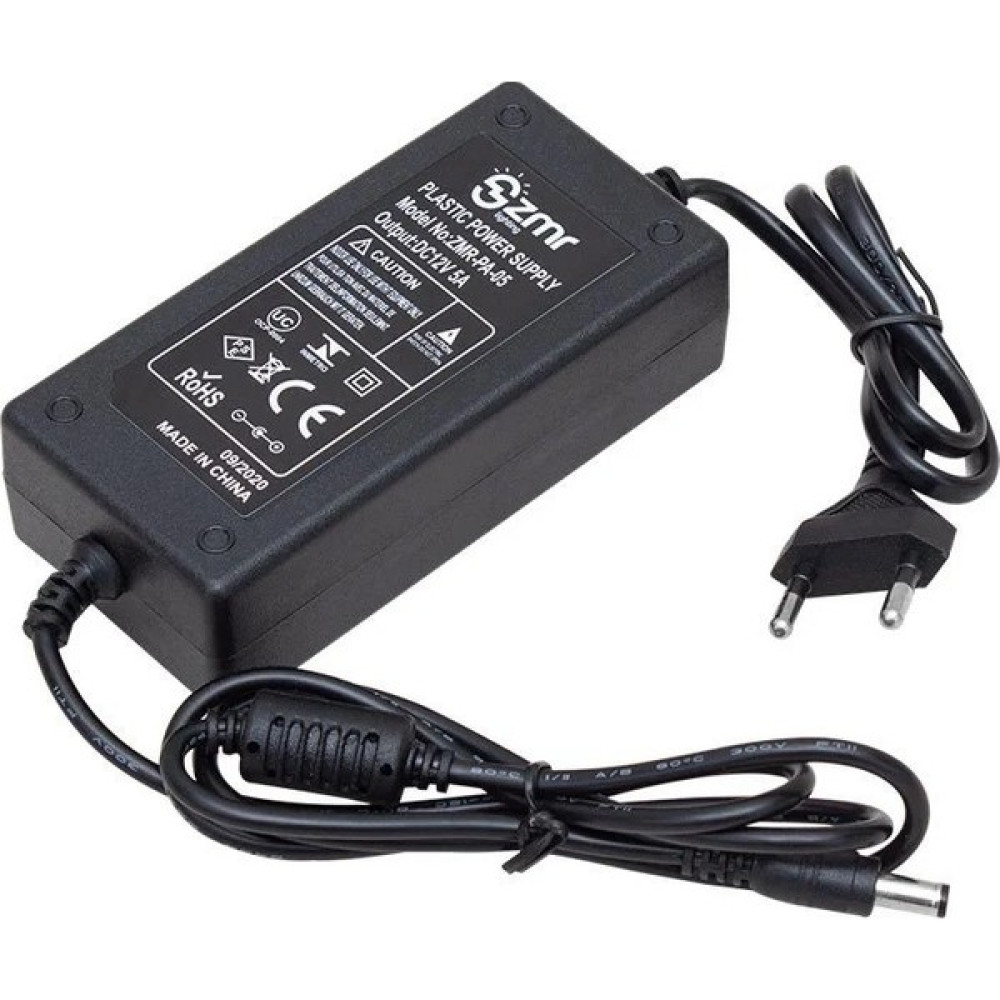 Zmr Zmr-Pa-05 12 Volt 5 Amper 5.5*2.5 Uç Iki Ucu Kblolu Plastik Kasa Masaüstü Adaptör Müzik Aleti Aksesuarları Fiyatı
