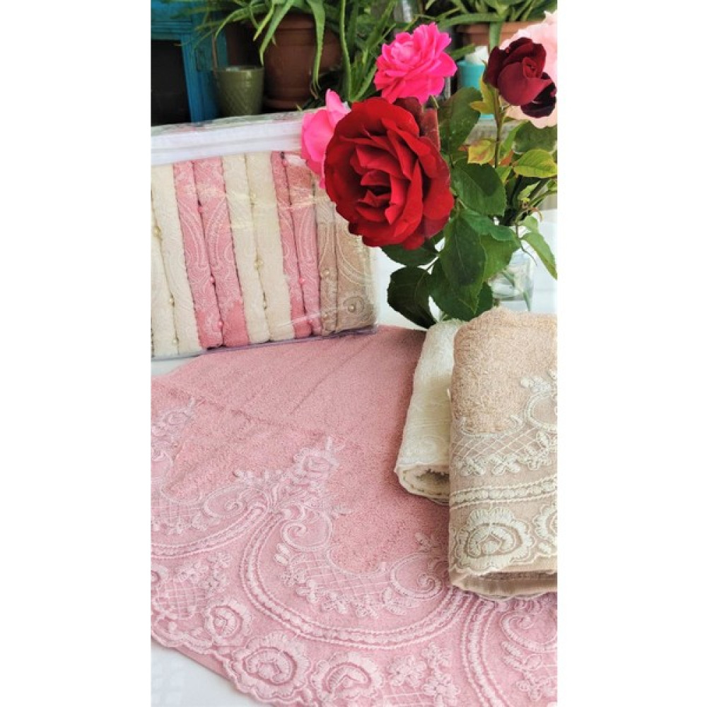 Z&N Style Çeyizlik 50 x 90 cm. Bukle Jakarlı El&Yüz 6'Lı Lüks Havlu Seti - Renkli - 50 x 90 cm El / Yüz Havlusu Fiyatı