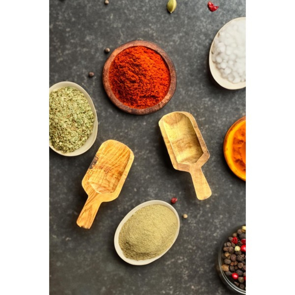 Znp Home Zeytin Ağacı Baharat Kaşığı Seti | 2li El Yapımı Ahşap Baharat Bal Kaşığı Çatal / Kaşık / Bıçak Takımları Fiyatı