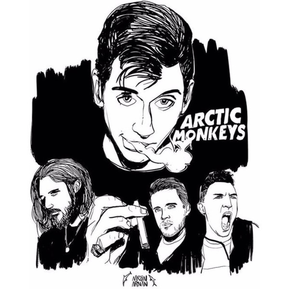 Zobar Markt Zobarmarkt Arctic Monkeys Defter Ajanda Planner Laptop Sticker, 5 cm Ajanda Fiyatı