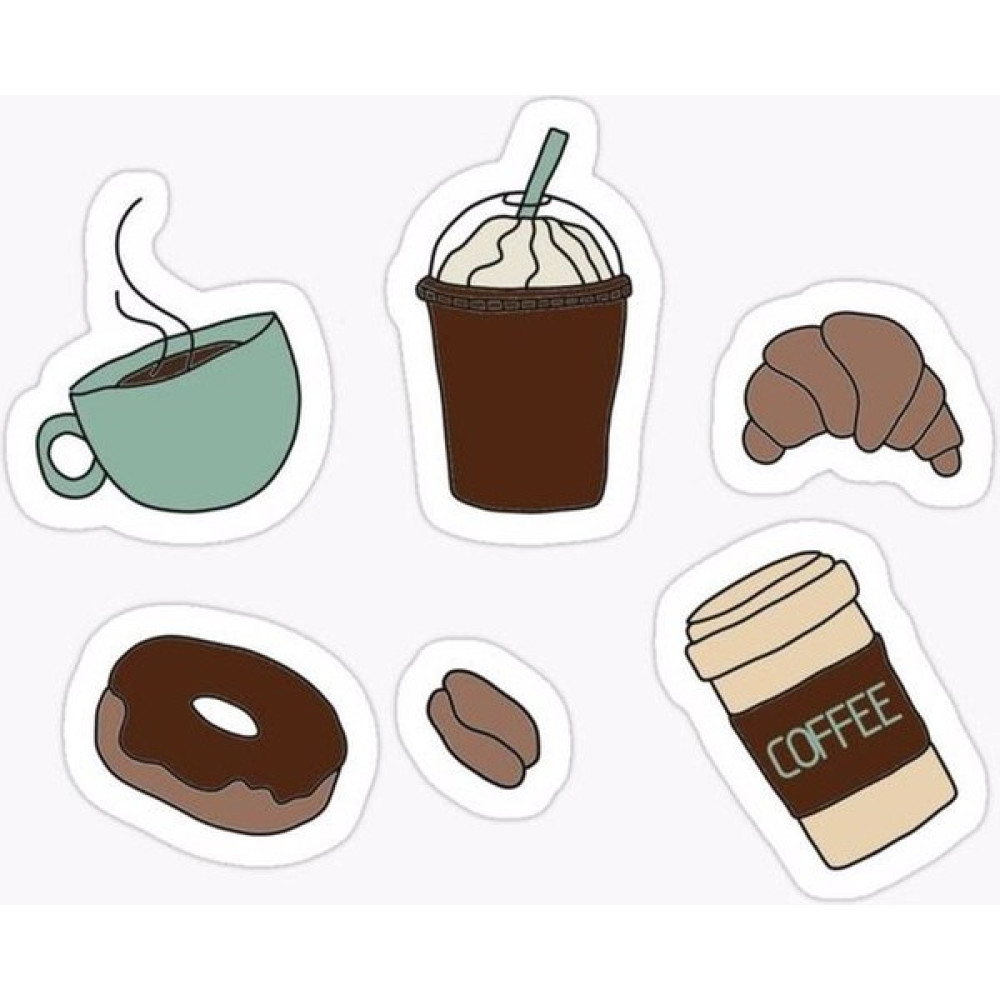 Zobar Markt Zobarmarkt Coffee Temalı Defter Ajanda Planner Bullet Journal Laptop Sticker, 6 cm Ajanda Fiyatı