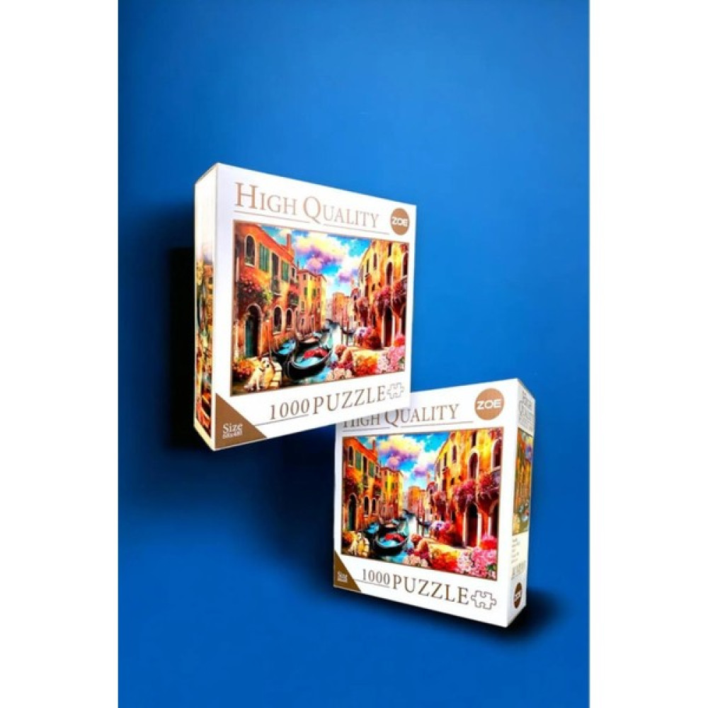 Zoee Lisanslı Venedik 1000 Parça High Quality Puzzle Yetişkin ve Çocuklar Için Eğitici Oyuncak Yapboz Eğitici Oyuncak Fiyatı