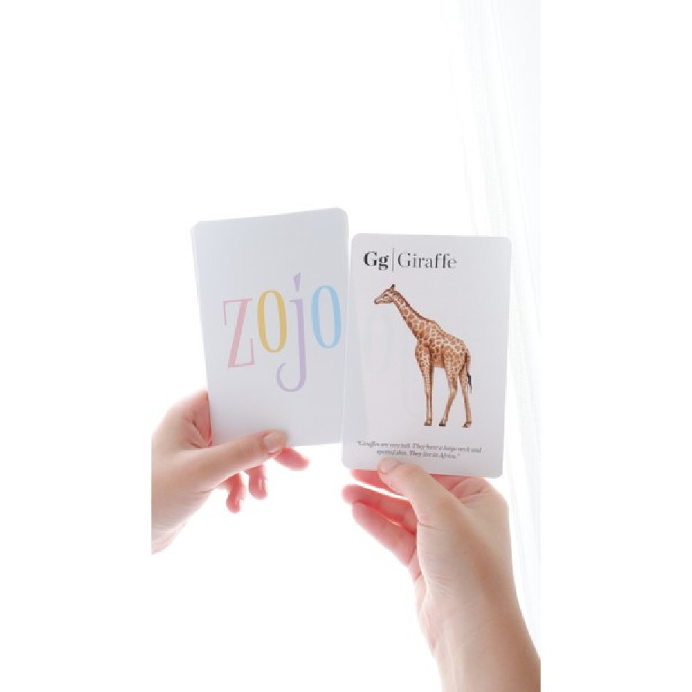 Zojo Eğitici Çocuk Oyun Kartları - Ingilizce Alfabe Kartları - Ingilizce Öğrenme Seti - Flash Card Eğitici Oyuncak Fiyatı