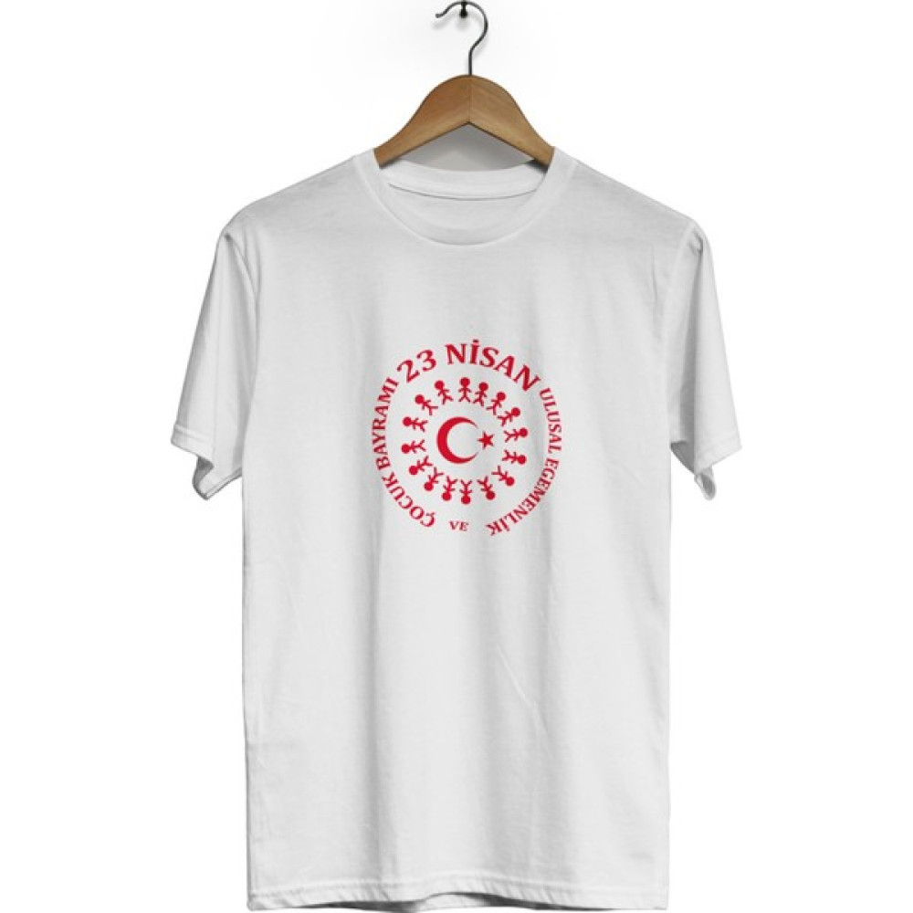 Zoka Wear 23 Nisan Baskılı Kısa Kol Bisiklet Yaka Tişört 1525 Erkek T-shirt Fiyatı