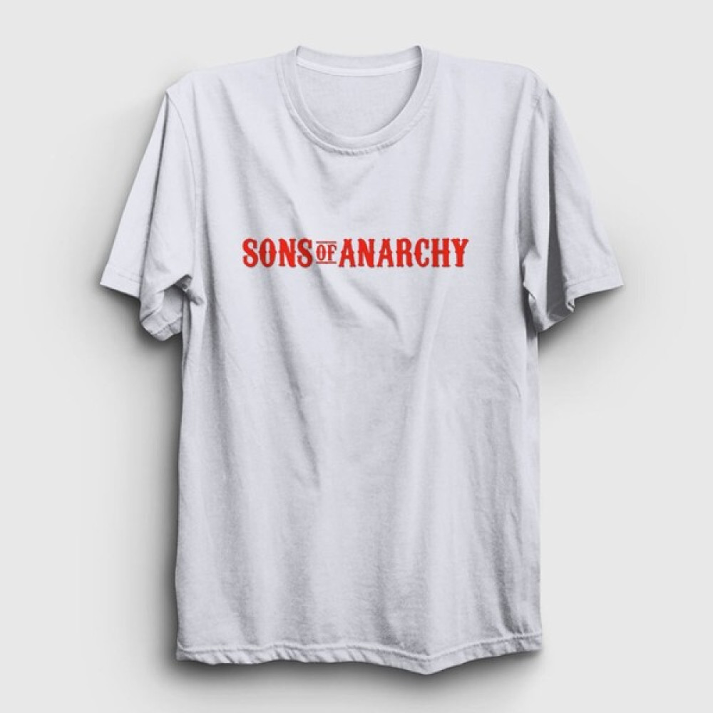 Zoka Wear Unisex Beyaz Logo Sons Of Anarchy T-Shirt 215548TT Erkek T-shirt Fiyatı