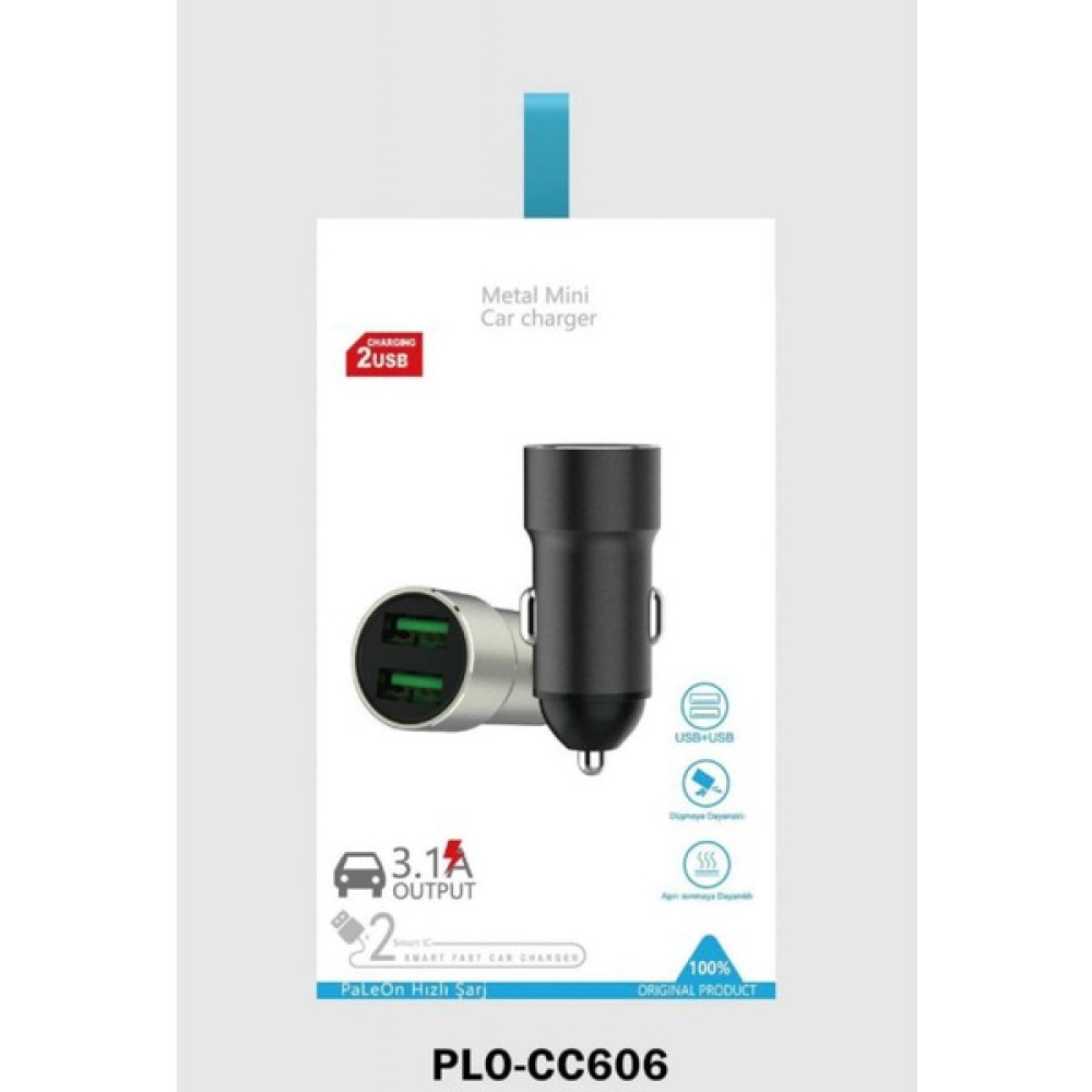 Zoli I Phone ve Android Uyumlu Fast 2 USB Girişli Araç Çakmaklık Hızlı Şarj Aleti 3.1A USB Cep Telefonu Araç Kiti Fiyatı