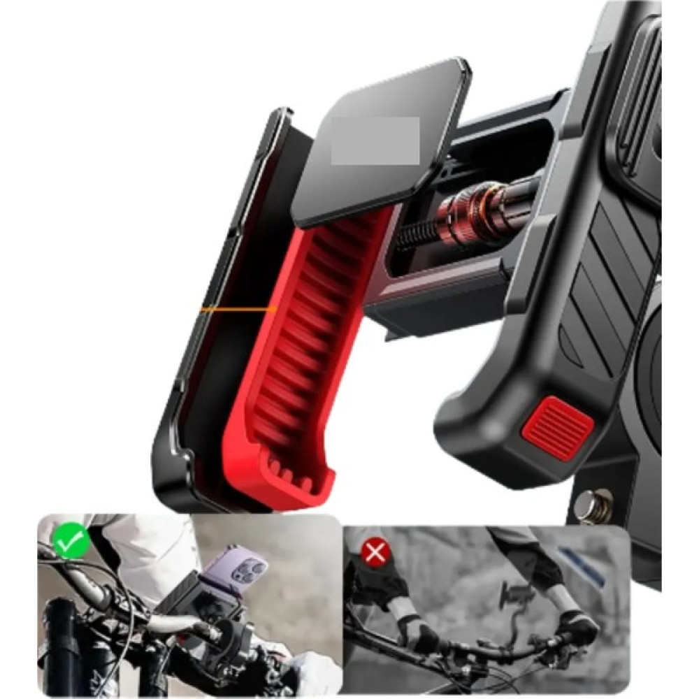 Zoli Motosiklet-Bisiklet Titreşim Azaltıcı Mukavemetli Gidon ve Ayna Bağlantılı Motosiklet Telefon Tutucu Motorsiklet için Diğer Aksesuarlar Fiyatı
