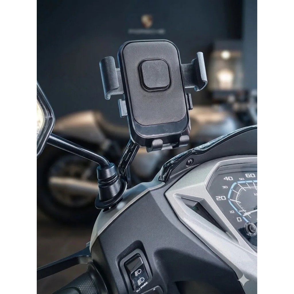Zoli Motosiklet Telefon Tutucu Metal Ayna Bağlantı Aparatlı, Otomatik Kilitlemeli Diğer Fiyatı