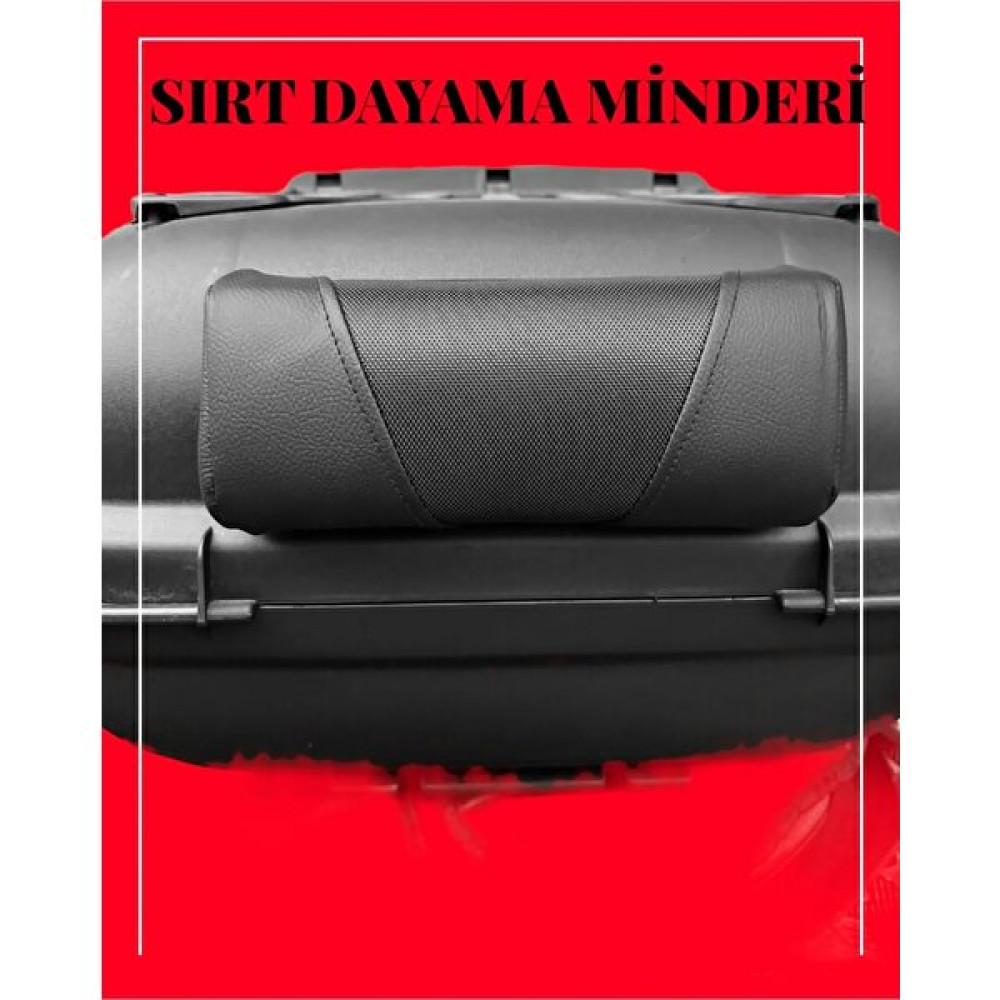 Zoli Motosiklet Topcase Çanta Sırt Dayama Minderi Universal Premium Cırtlı Model Çanta Sırt Dayama - Açık Siyah Motorsiklet Çantaları Fiyatı