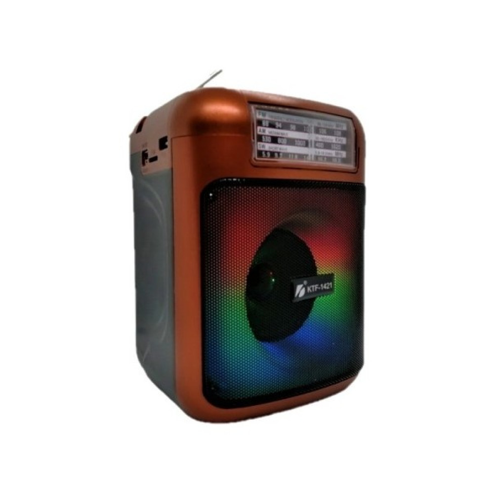 Zoli Telefon Tutuculu Taşınabilir Şarjlı Nostaljik Radyo Bluetooth Hoparlör Dış Mekan Uygun Rgb Işıklı - Kahverengi Bluetooth Hoparlör Fiyatı