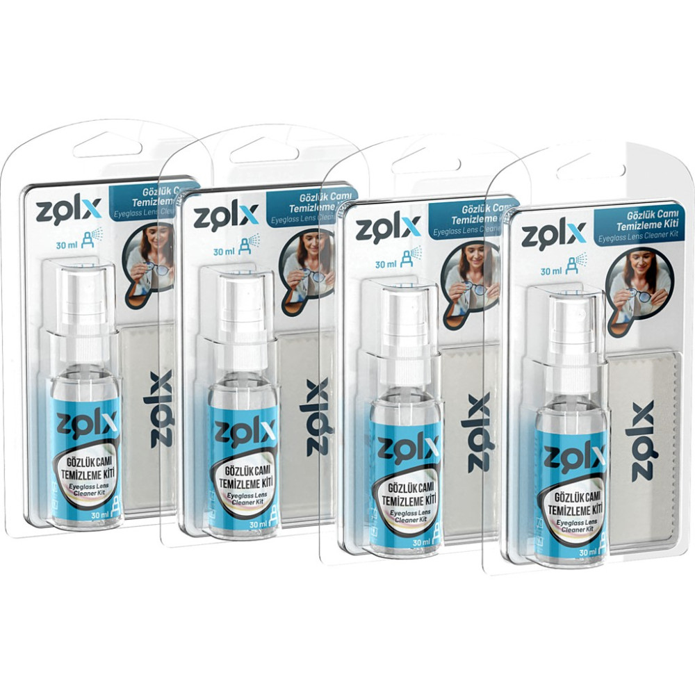 Zolx 30ML Gözlük Camı Temizleme Kiti Dörtlü Set Gözlük Aksesuarı Fiyatı