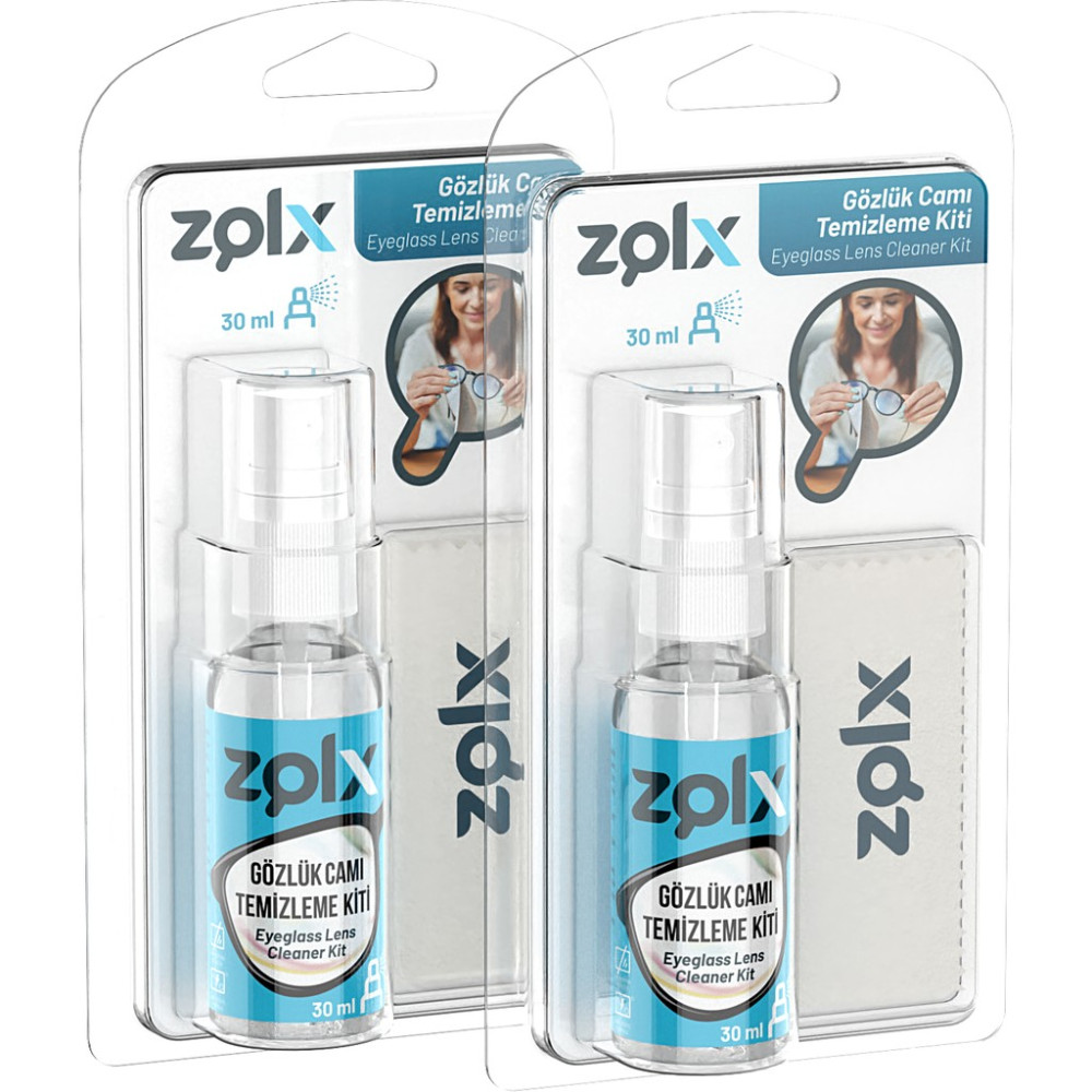 Zolx 30ML Gözlük Camı Temizleme Kiti Ikili Set Gözlük Aksesuarı Fiyatı