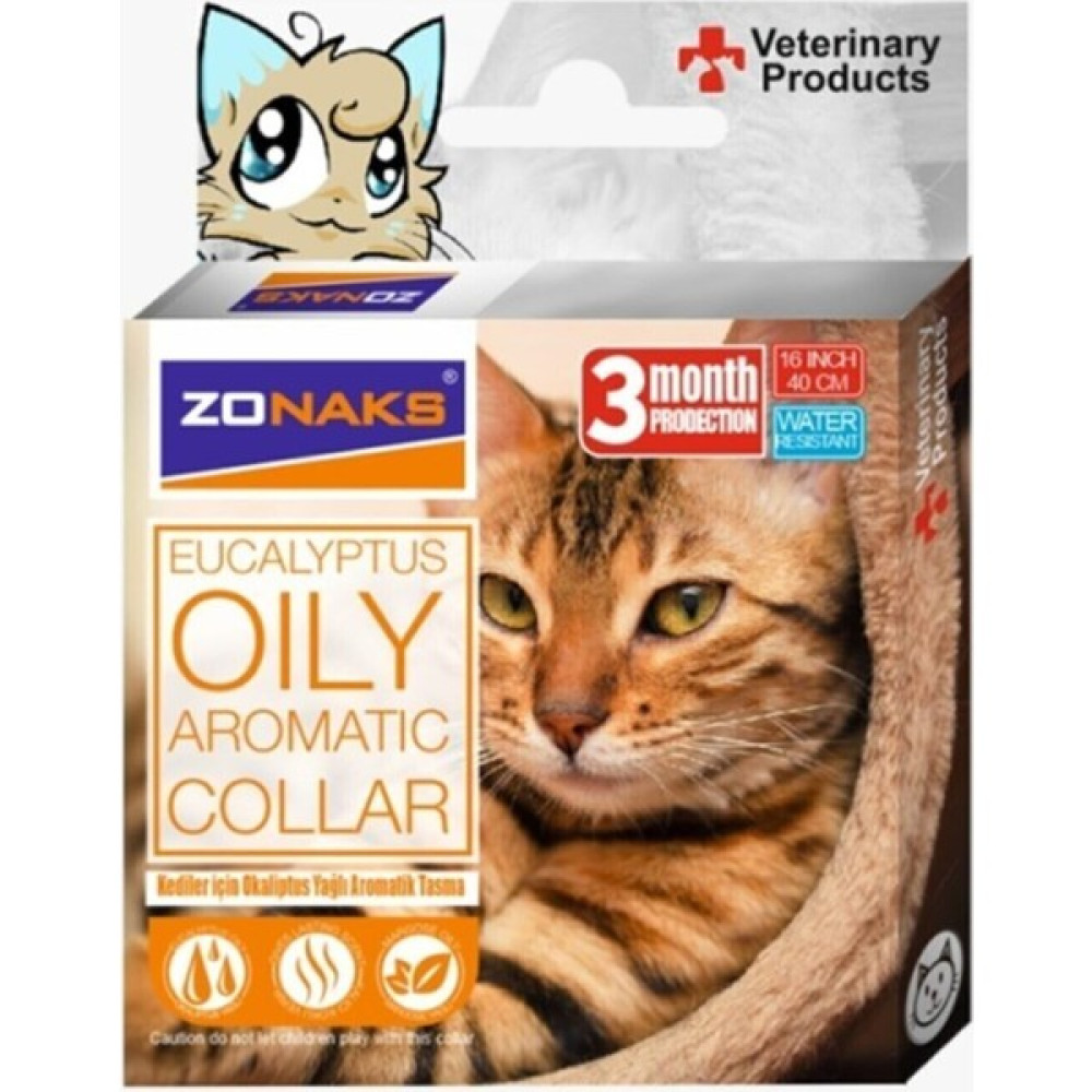 Zonaks Kediler İçin Okaliptus Yağlı Aromatik Pire Bit Koruyucu Tasma Evcil Hayvan Ürünleri Fiyatı