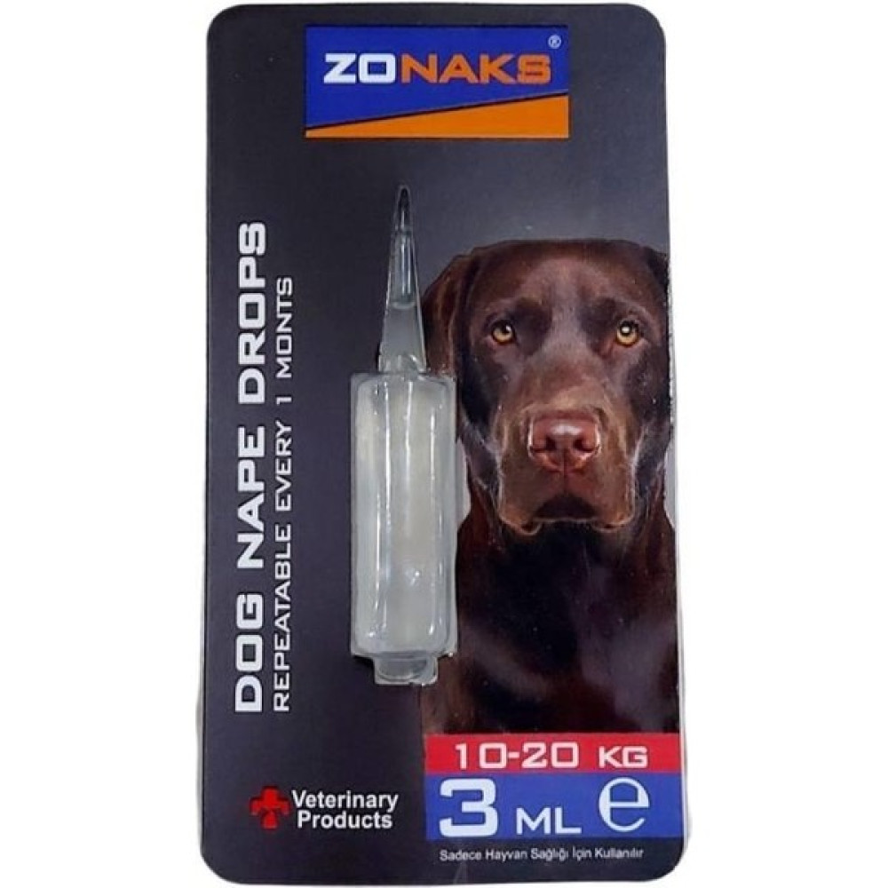 Zonaks Köpek Pire Damlası 3 ml ( 10-20 kg Için ) Evcil Hayvan Ürünleri Fiyatı